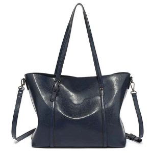 Women’s Soft Leather Handbag Big Capacity Tote Shoulder Crossbody Bag